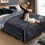 Tisancy Love Waterproof Bed Blanket 80X90 Light Dark Gray Flannel Queen Mattress. Fixed Price $93.03.
