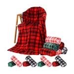 Buryeah 32 Pcs Christmas Buffalo Plaid Blankets Throws Bulk, 60 X 50 Inches S.... Fixed Price $201.23.