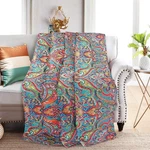 Newlake Quilted Throw Blanket For Bed Couch Sofa, European Gorgeous Floral, 6.... Fixed Price $56.20.