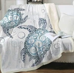 Sleepwish Sea Turtle Fleece Throw Blanket (50 X 60 ). Fixed Price $37.45.