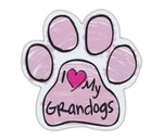 Love My Grandogs Pink Scribble Paw Magnet Cars Truck Refrigerators Gift. Fixed Price $7.00.