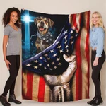 Cute Plott Hound Patriotic Flag Usa Blanket Christmas Gift For Dogs Lover. Fixed Price $66.45.