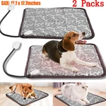 2 Pack Pet Heated Warmer Bed Waterproof Pad Dog Cat Mat Electric Heating. Fixed Price $41.27.