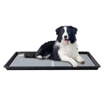HQ4US Pee Pad Holder Tray With Grate 34 23 For 30-60LBS Dog, Black. Fixed Price $78.14.