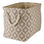 Bone Dry 6192 Pet Storage Collection Lattice Paw Print, Medium Rectangle, Stone. Fixed Price $28.99.