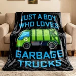 Jojizaio Who Loves Garbage Truck For Boys Men Trash Blanket.... Fixed Price $33.06.