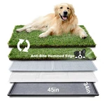 HQ4US Artificial Grass Xl 45 X34 Dog Potty Tray With 2 Pads. Fixed Price $209.99.