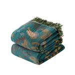 Boho Throw Blanket For Bed 100% Cotton Soft Quilt Spring Lightweight .... Fixed Price $56.99.