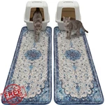 Hompet Pee Pads Pack 20X60 Blue, Reusable Washable Dog Potty. Fixed Price $125.99.