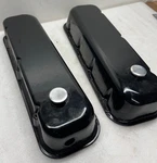 Gm Big Block Chevy Valve Cover Gloss Black Matched Set Hot Rod / Rat. Fixed Price $160.00.