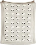 Creative Co-op Grey Cotton Knit Sheep Blanket 40" X 32" W, Gray. Fixed Price $59.44.