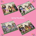Spring House Blanket, Dogs, Cats, Pet Sherpa Fleece Throw Gifts. Fixed Price $97.90.