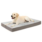 Ksiia Orthopedic Dog Bed Crate 35.0"L X 22.0"W 3.0"TH, Light Grey. Fixed Price $40.99.
