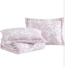 Laura Ashley - Queen Quilt Set, Soft & Reversible Cotton Floral Bedding. Fixed Price $88.19.