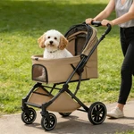 Small Stroller, Pet For Up To 55LBS- Fold In One .... Fixed Price $145.34.