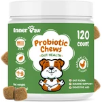Inner Paw Natural Probiotic Digestive Chews For Dogs 120 Soft. Fixed Price $43.95.
