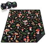Qwpmvhsak Mushroom Picnic Blankets Waterproof FOLDABLE,60 X80'' Portable Dual. Fixed Price $37.48.