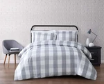 Truly Soft Everyday Buffalo Plaid Gray Polyester 3-PIECE Full/queen Duvet Set.... Fixed Price $50.94.