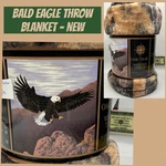 Northpoint Trading Bald Eagle Fleece Blanket, 60" X 50" Nature Wildlife Throw. Fixed Price $34.49.