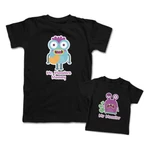 Funny Mommy And Me Outfits Mister Monsters Love Knit Cotton Match Clothes. Fixed Price $29.99.