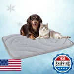 Pawhoo Dog Cooling Mat Reversible Warm Pet Orthopedic Pad Thick Summer Wint. Fixed Price $64.95.
