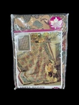 Vntg 1995 American Weavers Fruit Medley Camel 50 X 60 Triple Woven Throw Blanket. Fixed Price $41.24.