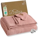 100% Organic Turkish Cotton Throw Blanket - Gots Certified, Cozy 60X80, Pink. Fixed Price $131.63.