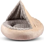 Small Pet Bed Donut Hooded Blanket Anti Anxiety Cozy 23IN Dogs Cats Indoor. Fixed Price $39.96.