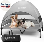 Outdoor Dog Bed With Canopy, Cooling Elevated Pet Cot Removable Shade, Non-. Fixed Price $92.53.