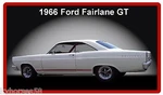 1966 Ford Fairlane Gt Refrigerator Magnet. Fixed Price $7.50.