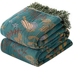 Boho Throw Blanket For Couch 100% Cotton Organic Ultra Soft Breathable Rustic.... Fixed Price $56.99.