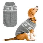 Scirokko Warm Winter Dog Sweater - Cold Weather Pet Small/medium, Grey. Fixed Price $26.11.