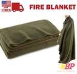 Ever Ready First Aid Warm Fire Retardant Blanket 66" X 90" (80% Wool) Green. Fixed Price $29.95.