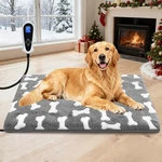 Bestio Extra Large 47X30" Dog Heating Pad Heated Bed Constant/auto Modes Met Ul. Fixed Price $71.98.