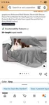 Gogobunny Waterproof Reversible Sherpa Fleece Dog Blanket Grey 60X80 Inches. Fixed Price $15.00.