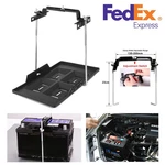Car Storage Battery Holder Adjustable Tray+hold Down Clamp Bracket Kit Usa Ship. Fixed Price $43.46.