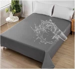 Sieluno Waterproof Bed Flat Sheets Lightweight, 230X300CM(90X118IN),. Fixed Price $33.96.