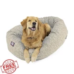 Majestic Pet 32" Bagel Calming Dog Bed Tan. Fixed Price $134.99.