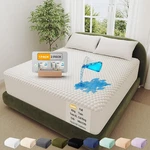 Ohgeni 100 Waterproof Mattress Protector, Queen Size Pad, Fits 6-20. Fixed Price $32.44.