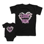 Love Mom And Baby Matching Outfits Me Too Heart Knit Cotton Clothes. Fixed Price $29.99.
