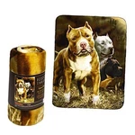 Jpi Fleece Throw Blanket - Pitbull Lightweight Faux Fur Large. Fixed Price $27.97.