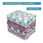 Warm Soft Plush Premium Fleece Pet Cat Dog Heart Blanket Green 41'X30" Large. Fixed Price $19.99.
