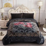 Heavy Thick Ultra Warm Soft Plush Bed Korean Mink Blankets King Size 9LB. Fixed Price $65.06.