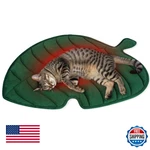Nwk Green Leaf Self-warming Cat Dog Bed Mat Thermal, Washable, 30"X19". Fixed Price $31.33.