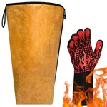 Bbq Blanket For Resting Meat, Reusable Insulated Bag With Firepr.... Fixed Price $40.17.
