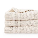 Battilo Cream White Ivory Throw Blanket For Couch, 51X 67 Inch, Woven Chenill.... Fixed Price $42.99.
