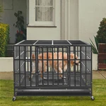 47 Inch Heavy Duty Kennel Iron Cage Pet Crate For Medium Large Dogs. Fixed Price $176.16.