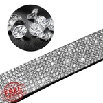 Haoyueer Suede Dog Cat Collar Leash Red Bling Rhinestone. Fixed Price $34.99.