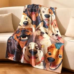 Dog Throw Blanket Cute Animal Pattern Ultra Soft Flannel Fleece B.... Fixed Price $29.71.