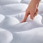 Sleep Zone Quilted Fitted Twin Mattress Pad Cover - Soft Fluffy Pillow Bed. Fixed Price $34.64.